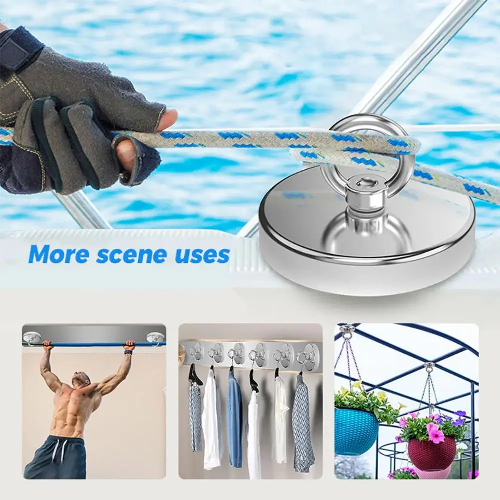 

Double-Sided Magnet Fishing Kit With Case, Premium Fishing Magnet Kit For Retrieving Items In River, Lake, Beach, Lawn. N1W6