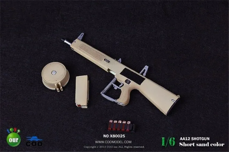 Coomodel-軍用武器モデル,X80022-X80025スケール,aa12,フィギュアと