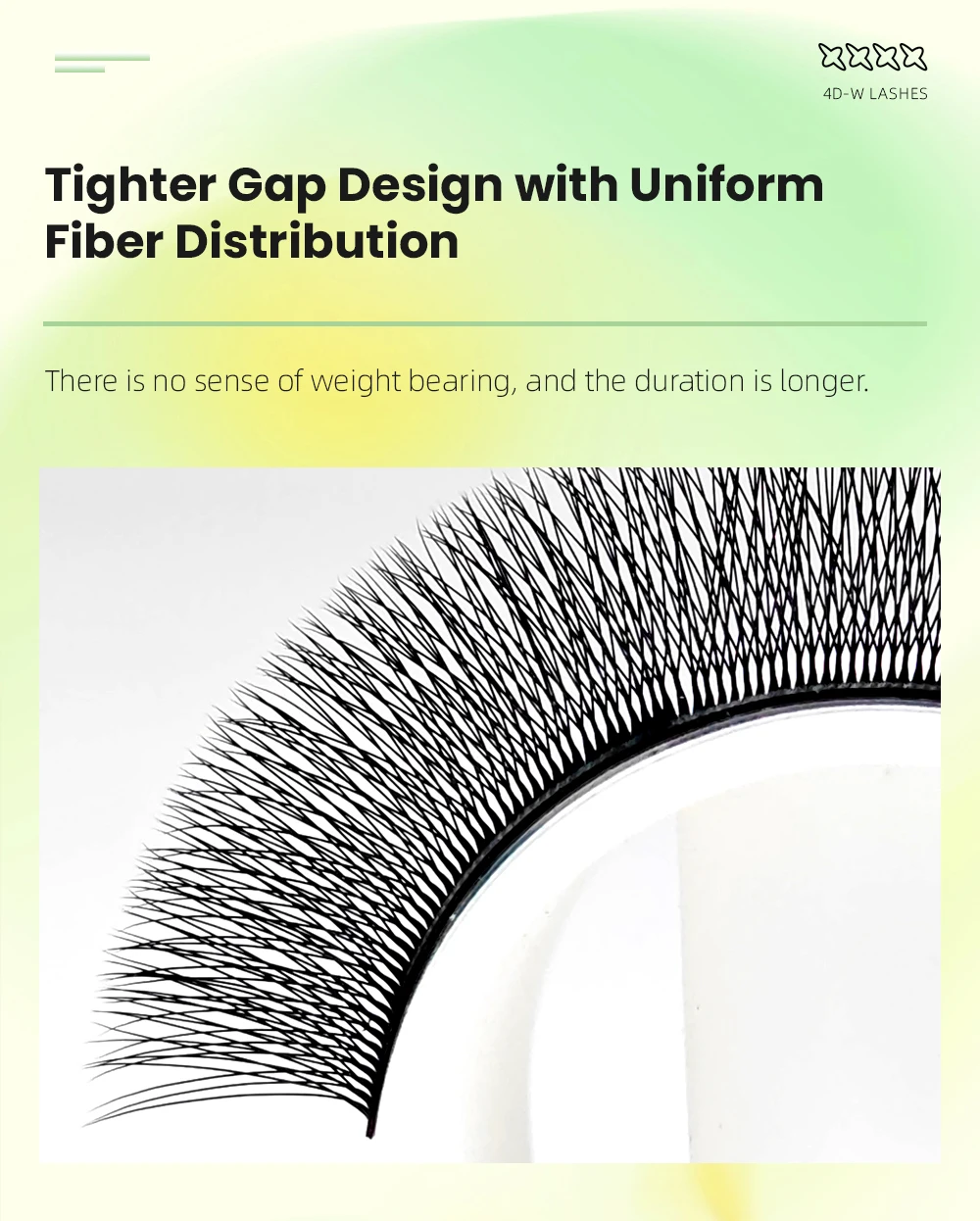 Yelix 4D-W Wimpernverlängerungs-Trays mit kleinerem Abstand, vorgefertigte Wimpernfächer, Ultra-Volumen und professionelle Großhandelslieferungen für Salons. – Detail 6
