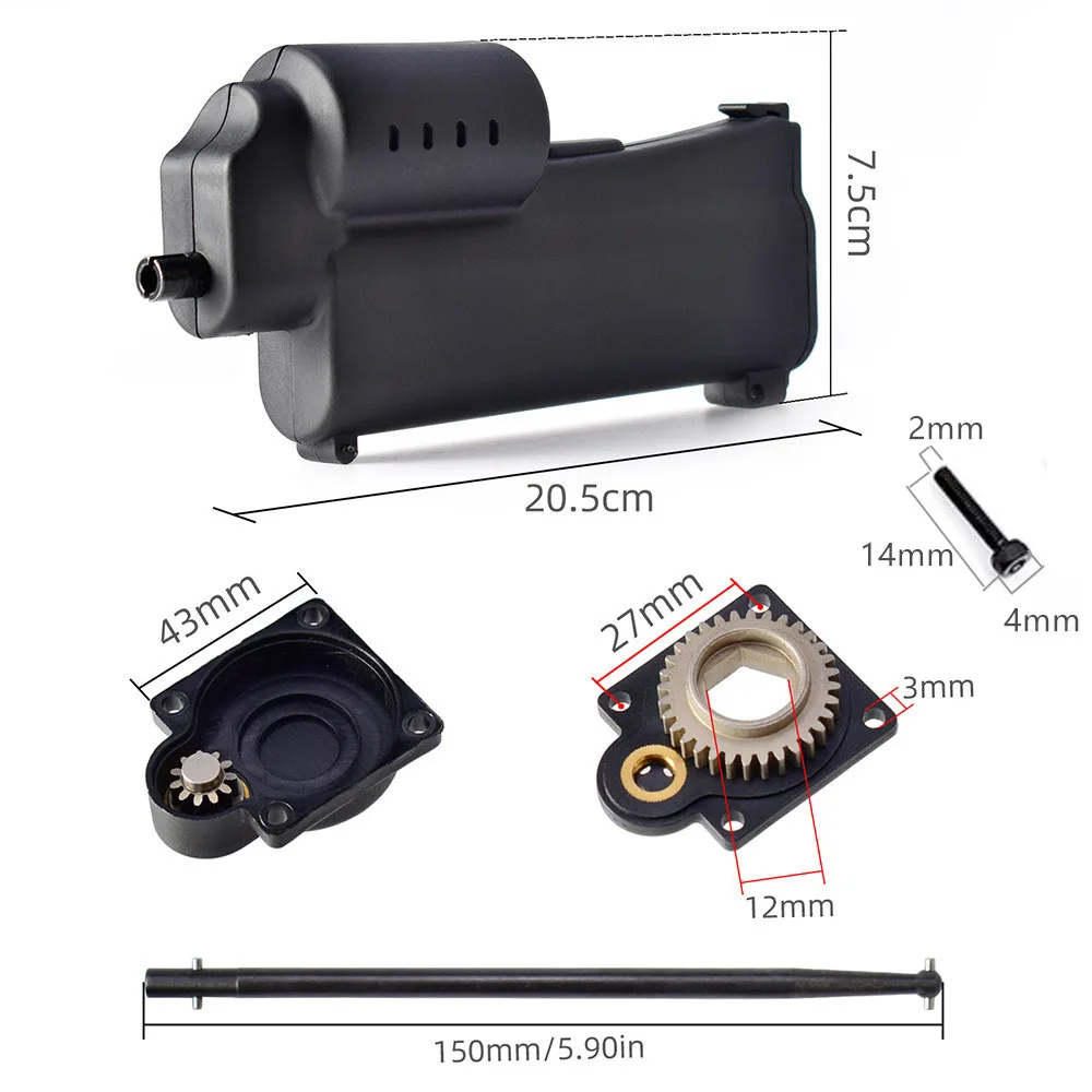 70111 Elektryczny rozrusznik ręczny z akumulatorem do samochodu RC Akcesoria HSP Vertex 16 18 21 28 Części do ulepszeń silnika Nitro