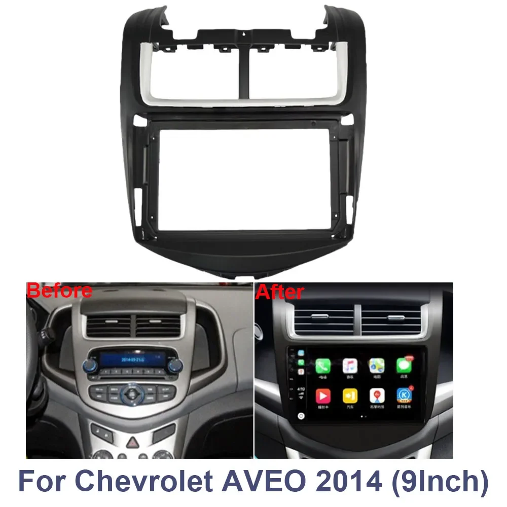 

Рамка для автомагнитолы Android с навигацией и GPS, 9-дюймовая, для Chevrolet AVEO 2014 года