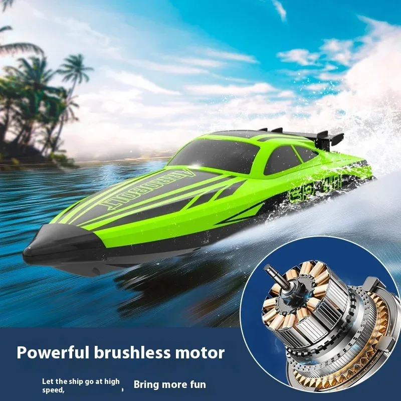 قارب Orans عالي السرعة RC: محرك بدون فرش + نظام تبريد المياه، لعبة سباق كهربائية #2
