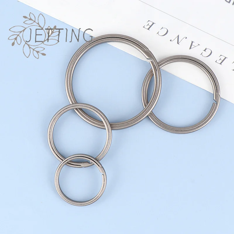 حار 1 قطعة التيتانيوم حلقة رئيسية سبائك التيتانيوم سيارة مفتاح سلسلة في الهواء الطلق الذكور الإبداع هدية أداة صغيرة اكسسوارات السيارات المفاتيح #1