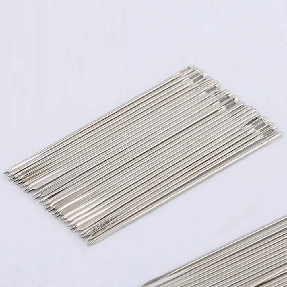25Pcs Hand Needles Leather Sewing Stitching for Crafts DIY Manual Sewing Dedicated Stainless Steel Triangular Needle 4.5cm