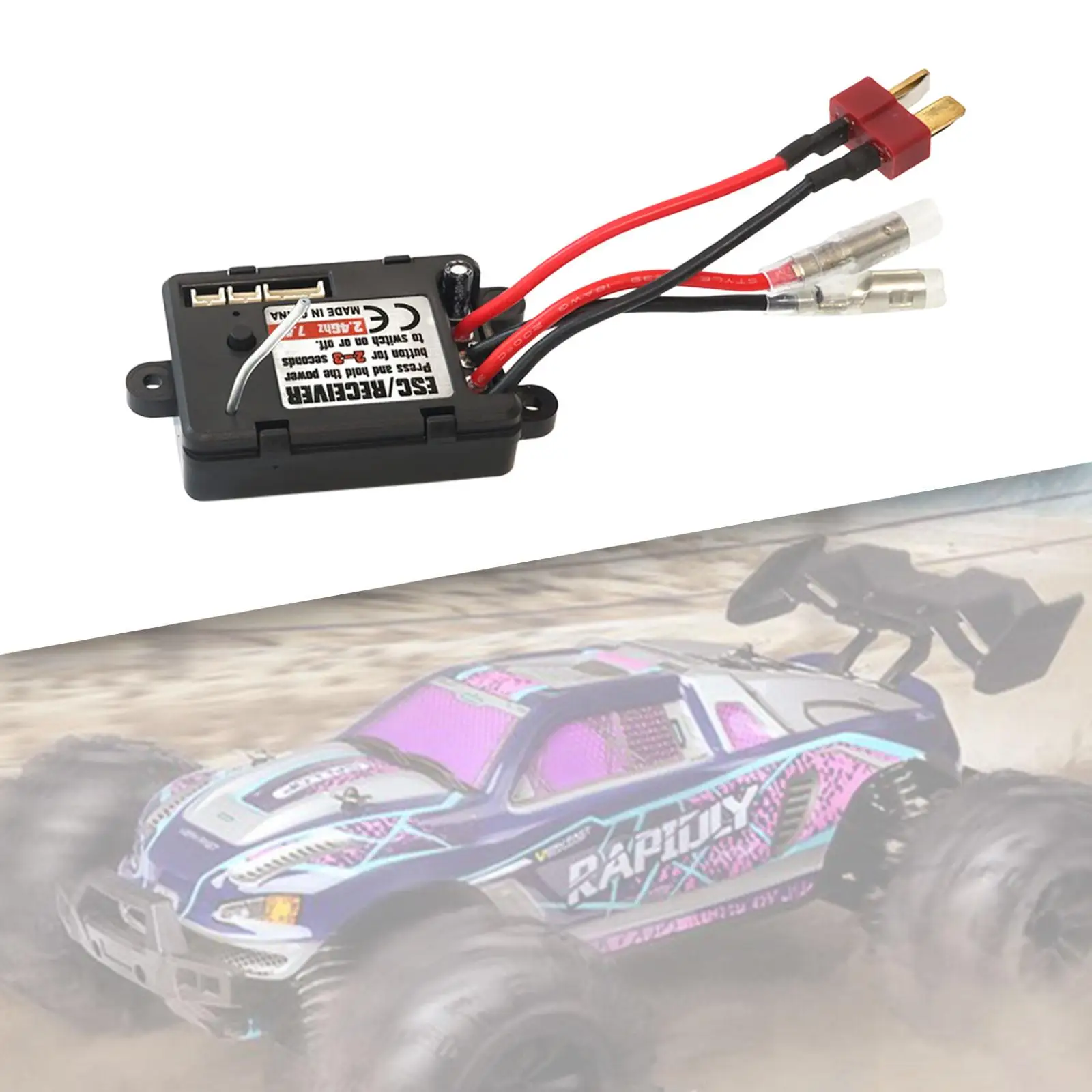 RC Car 45A Brushed ESC Multiple Protection Functions for Scy 16101 16103 Car