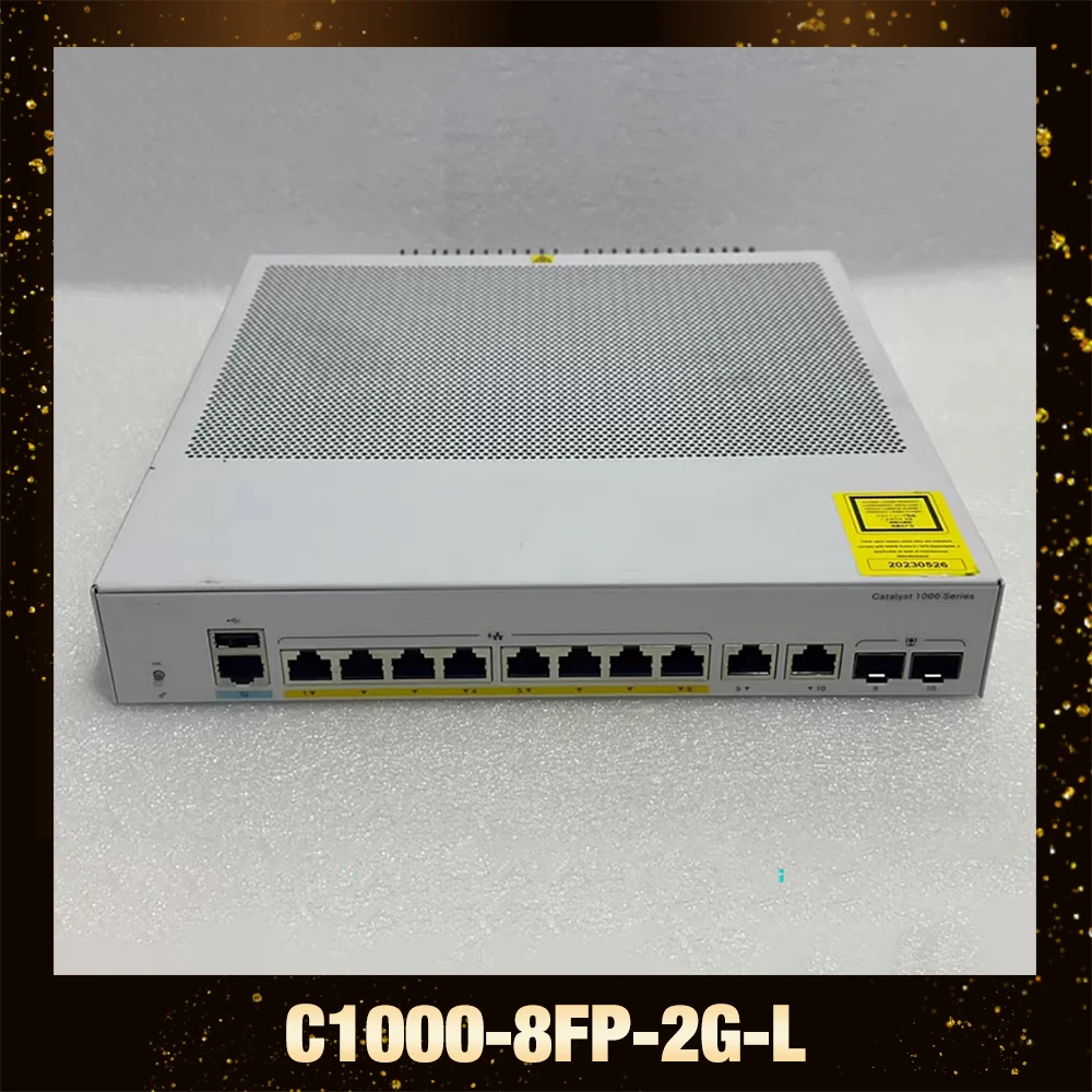 For CISCO C1000-8FP-2G-L 8-port Gigabit POE power supply 2 SFP Gigabit optical port desktop switch