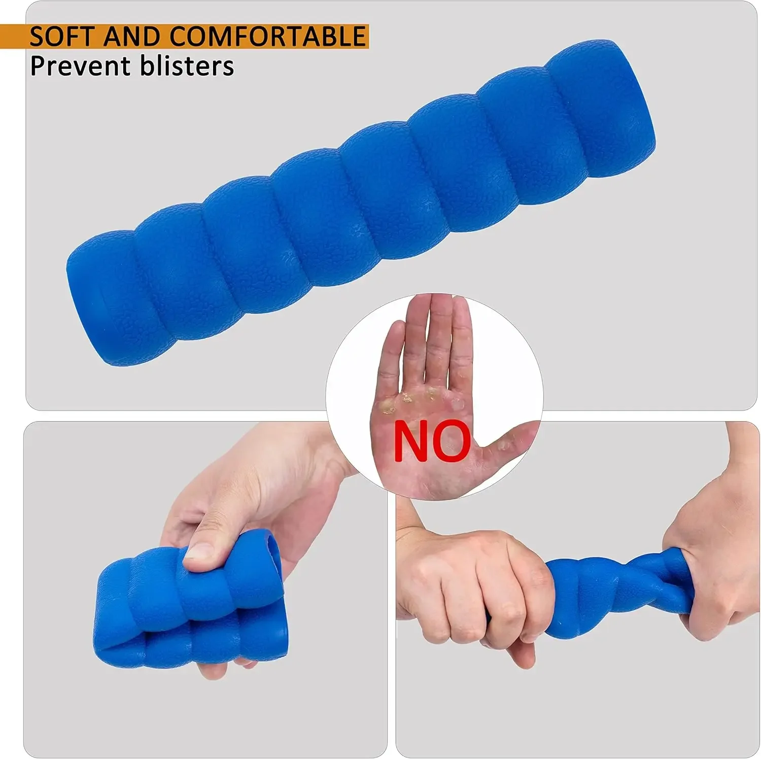 Kayak-Paddle-Grips-2-Pack - Aperto de remo antiderrapante para remos de tirar, acessórios de caiaque para prevenção de bolhas