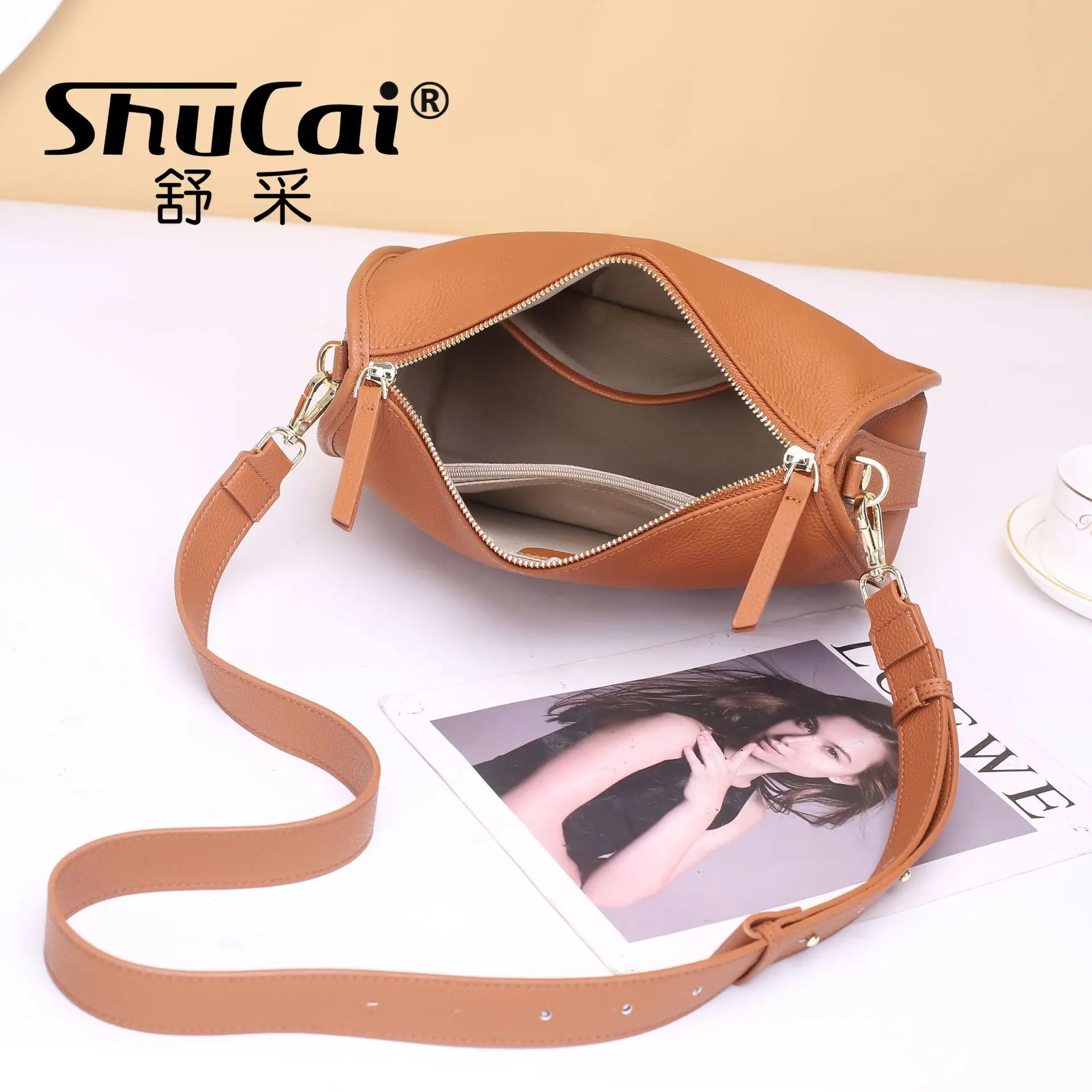genuine leather ladies pillow bag fashion large capacity single shoulder crossbody soft leather designer bag luxury handbags