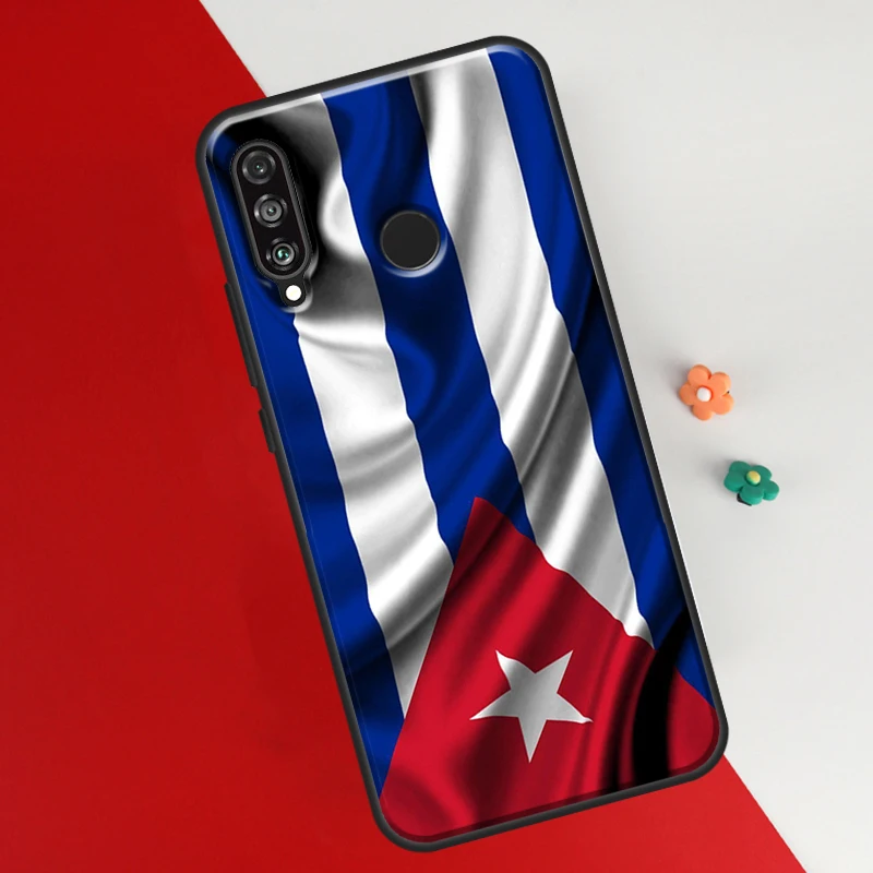 Cuba flag Art Cover For Huawei P30 Pro P50 P20 P40 Lite P Smart 2021 Nova 5T Case For Honor 50 8X 10i
