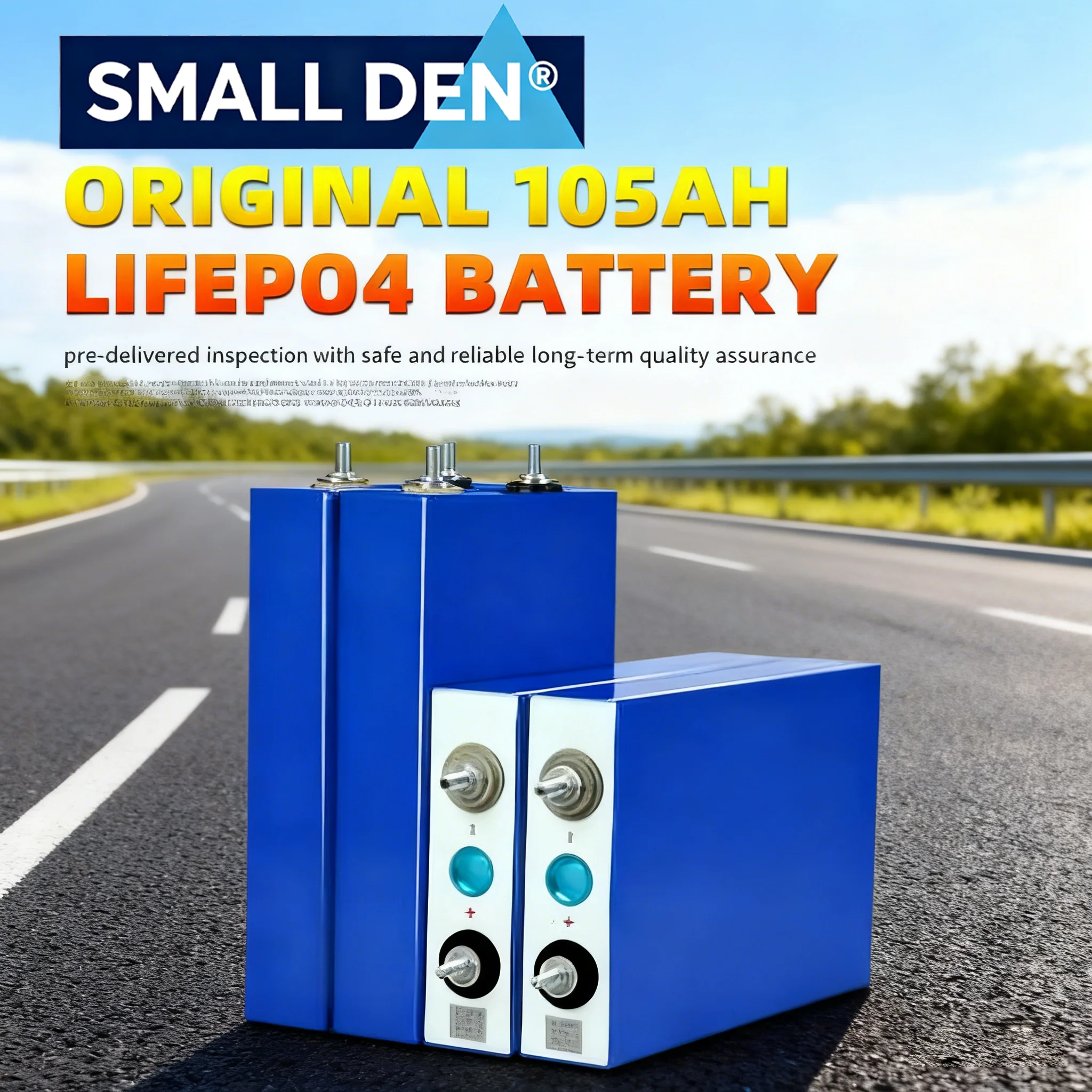 

2026 new Grade A 3.2V 105Ah Lifepo4 Battery 6000+Cycles Rechargeable Lithium Lron Phosphate DIY Golf Cart Household EV RV Cell