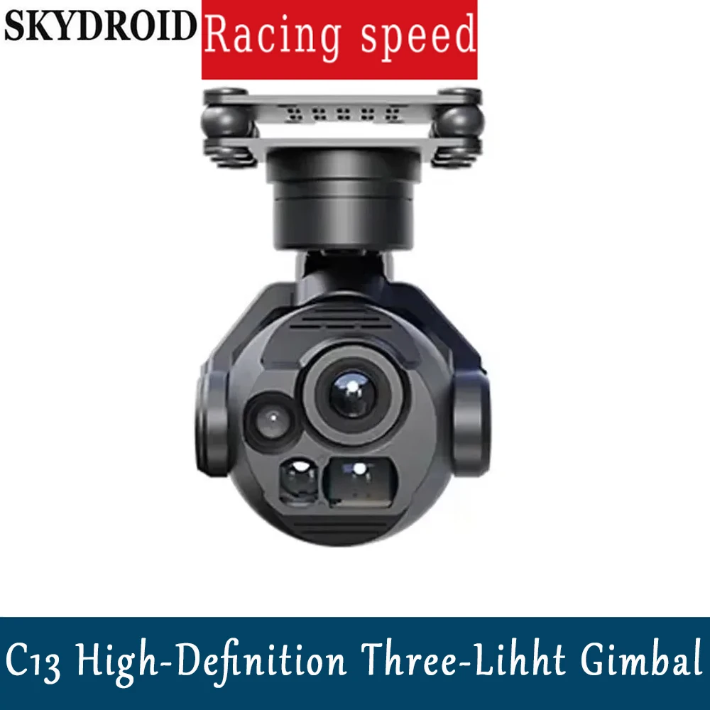 

Skydroid C13 High-Definition Multifunctional Three-Light Gimbal 30x Zoom ALTarget Locking Three-Axis Stabilization Camera