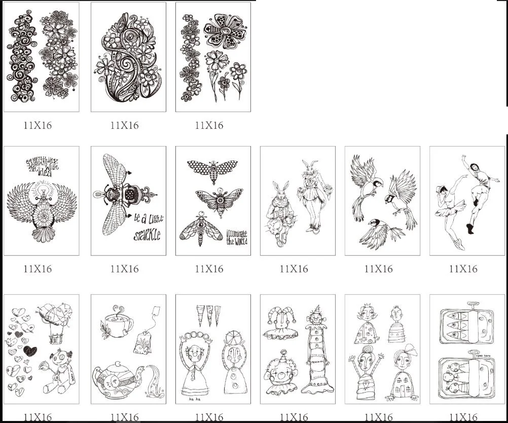 2022 nowy Cartoon transparentne wyraźne znaczki dla majsterkowiczów Scrapbooking/tworzenie kartek zabawne materiały dekoracyjne A0465