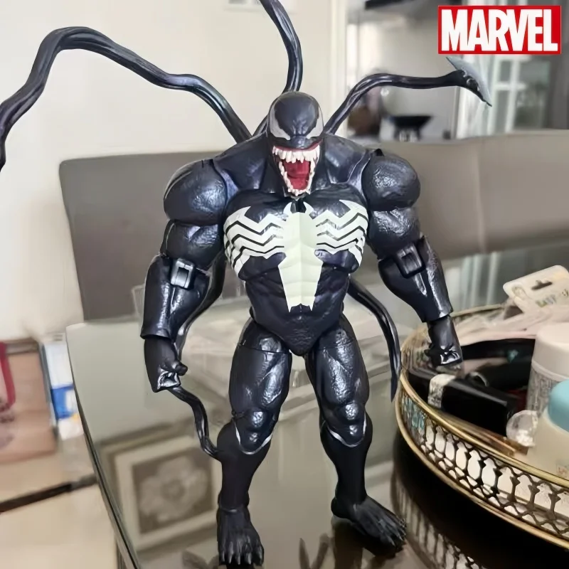 

Anime 23cm Action Figure Zd Genuine Venom Articulated Action Figures Toys Pvc Model Collections Birthday Gift For Adult