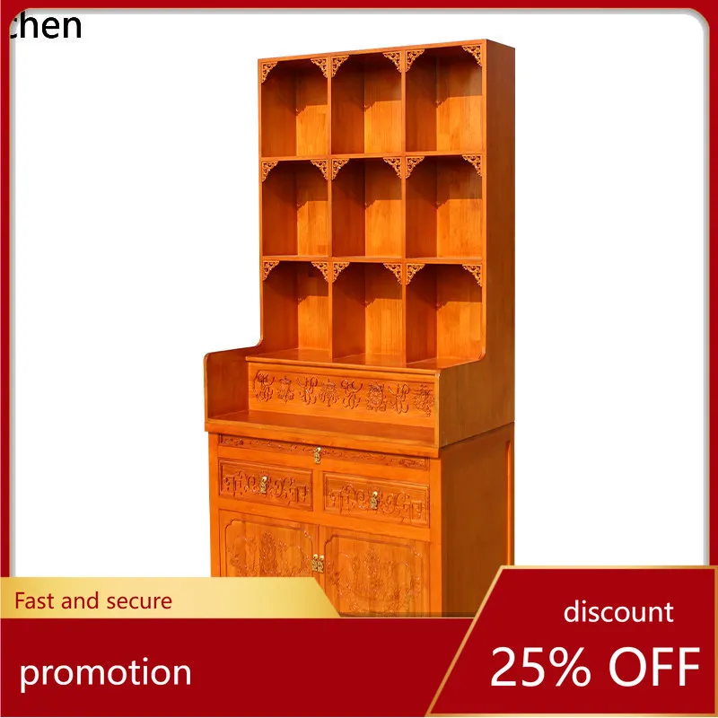 

Cz solid wood carved buddha shrine cabinet - home altar offering table buddha cabinet