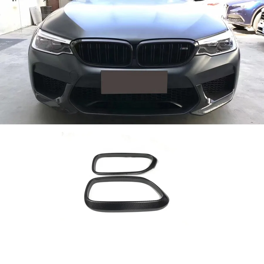 Factory direct Car grille fit for 2018-2010 BMW 5 series M5 f90 carbon Front bumper grill decoration auto bodykit