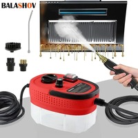 2500W High Pressure Steam Cleaner and High Temperature Handhled Washer for Household Air Conditioner Kitchen Hood Car Jet
