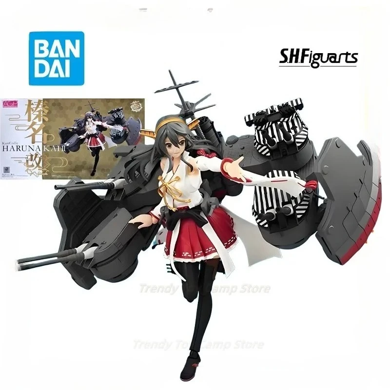 Oryginalna figurka anime Bandai ARMOR GIRLS PROJECT Ship Girl Bi Rui, model kolekcjonerski, ozdoby, prezenty dla chłopców