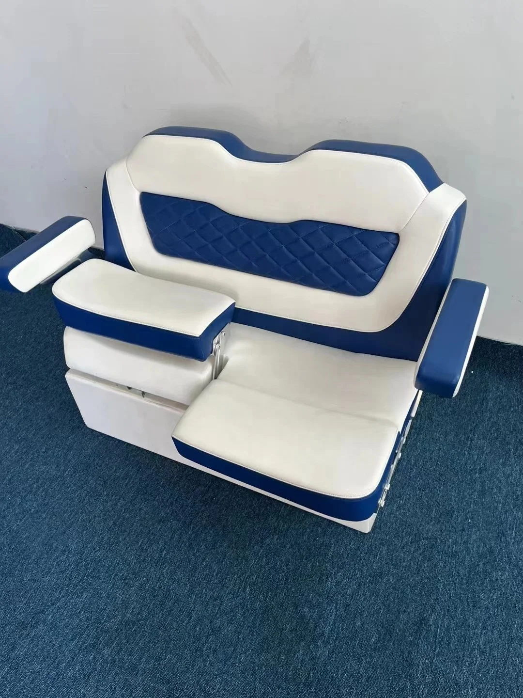 

Customized Color Yacht Deluxe Comfortable Double Chair Foldable Marine Bench Boat Seats