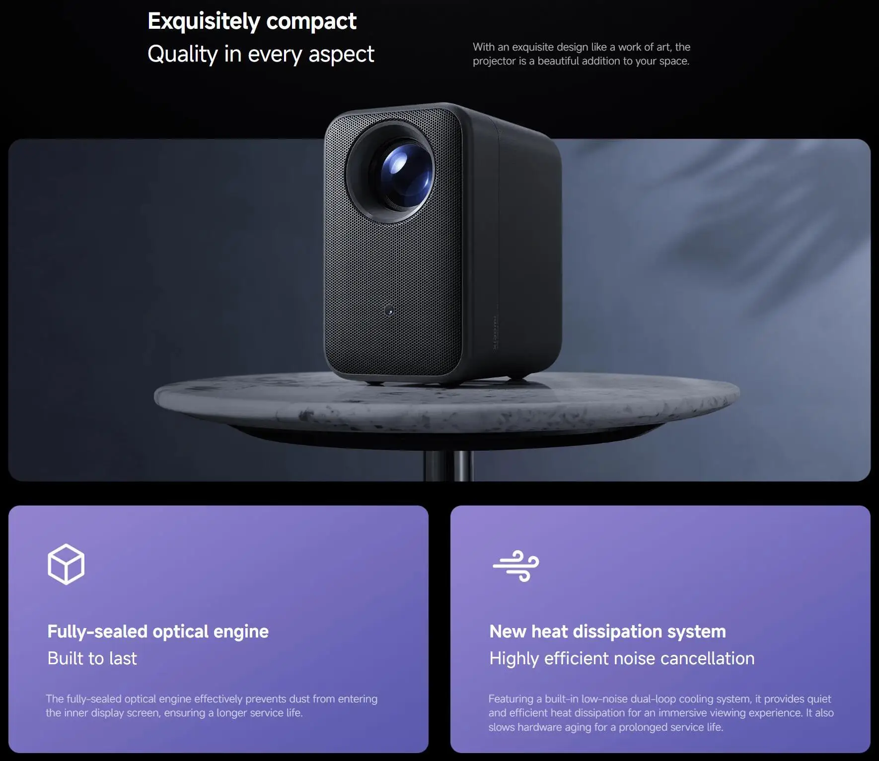 Xiaomi Smart Projektor L1 Pro, Google TV 400 ISO-Lumen, 1080p physische Auflösung, Autofokus und automatische Keystone-Korrektur, Dolby-Audio – Detail 19