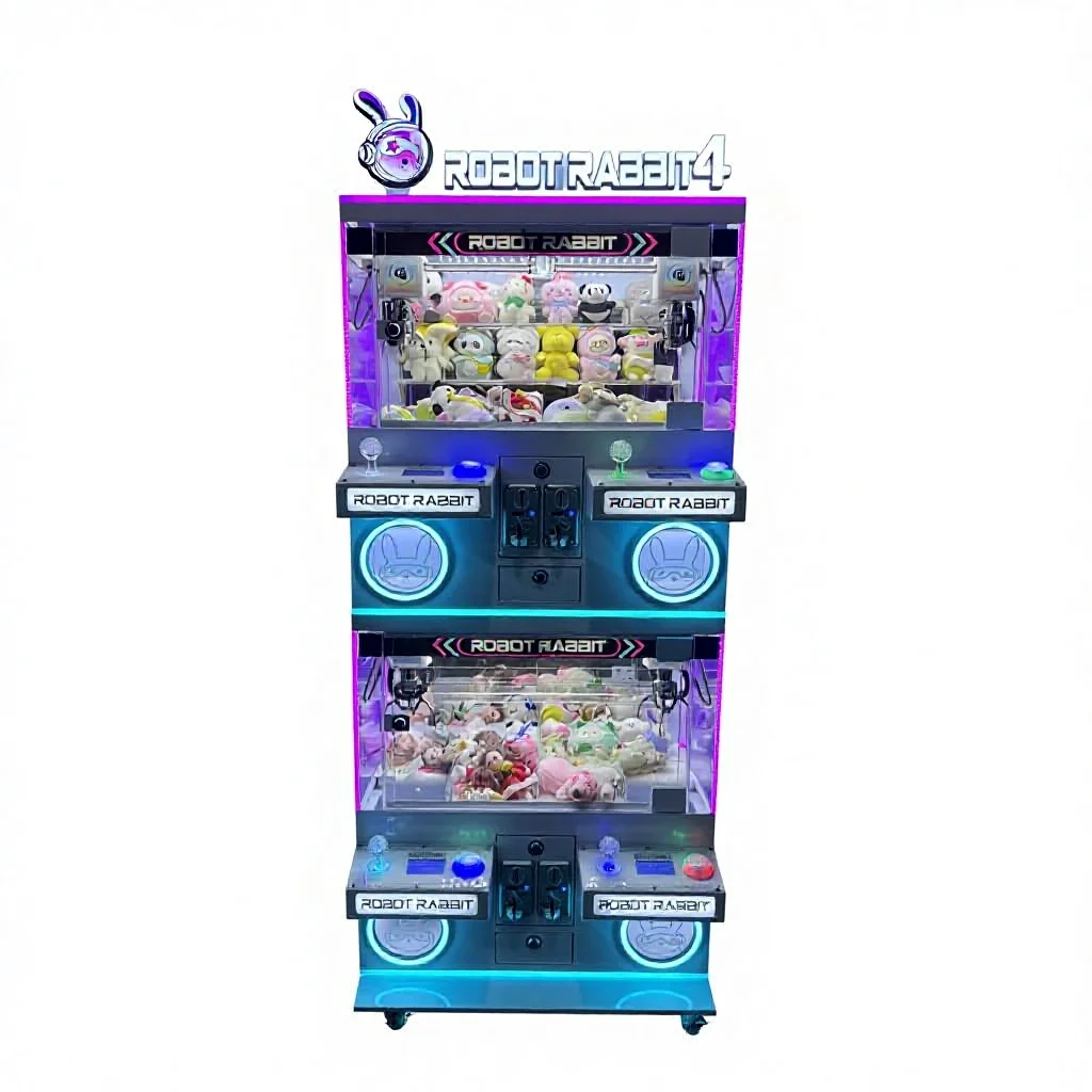 

Игровой автомат-кран для одного игрока с роскошной LED-подсветкой, монетоприемником и настраиваемым внешним дизайном для игровых зон и розничной торговли