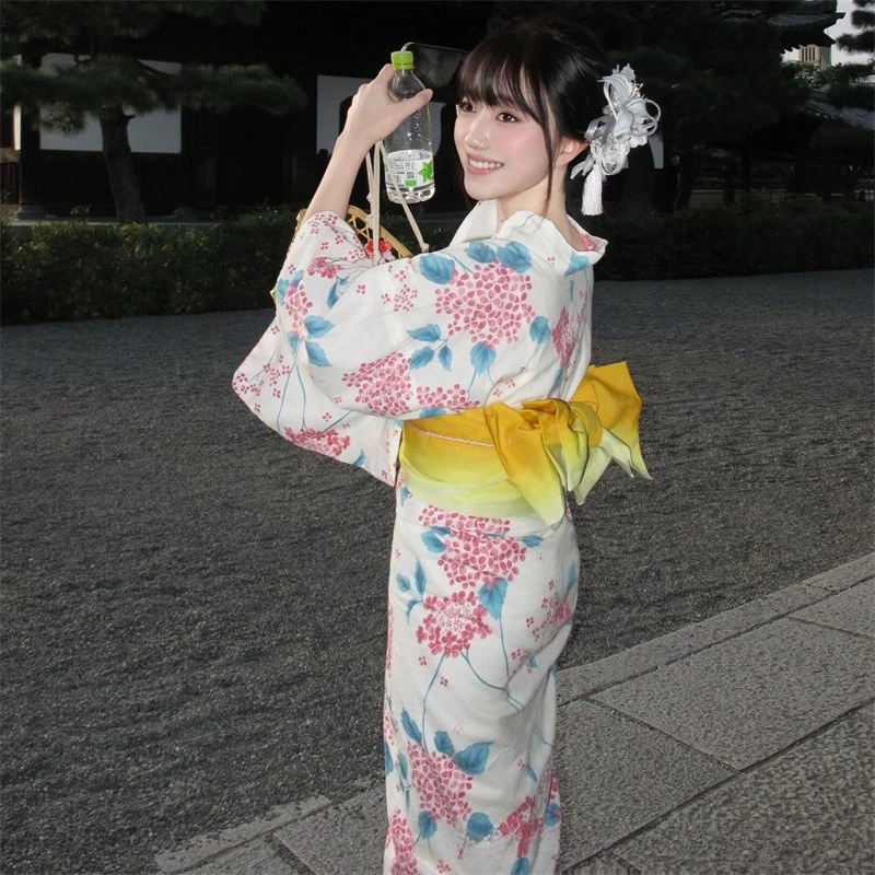 Japanisches Yukata-Kleid für D – Kimono Yukata Cotton Bewertung und Preis