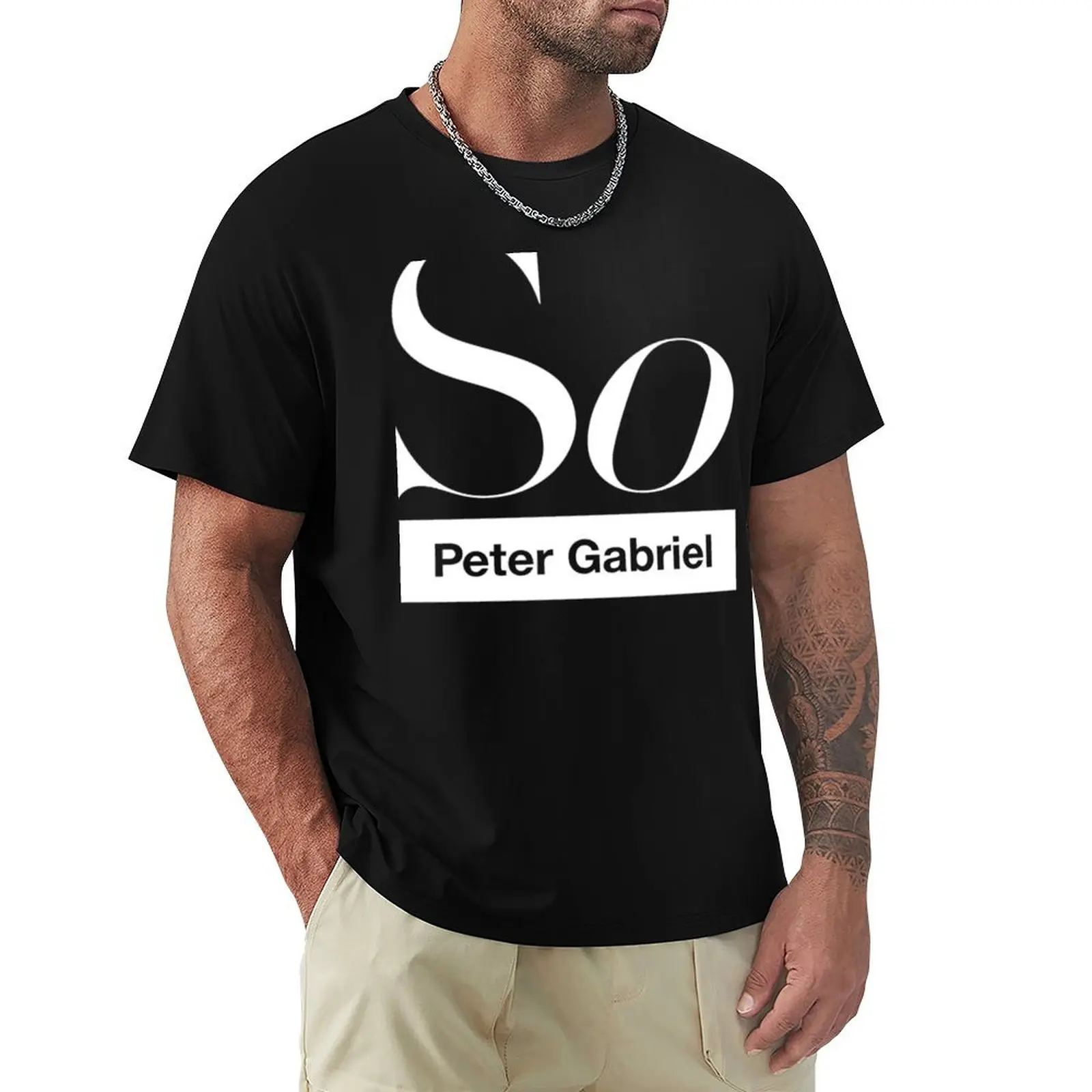 

Peter Gabriel - So T-Shirt T-Shirt boys animal print tshirts personalised plus size clothes Men's t-shirt