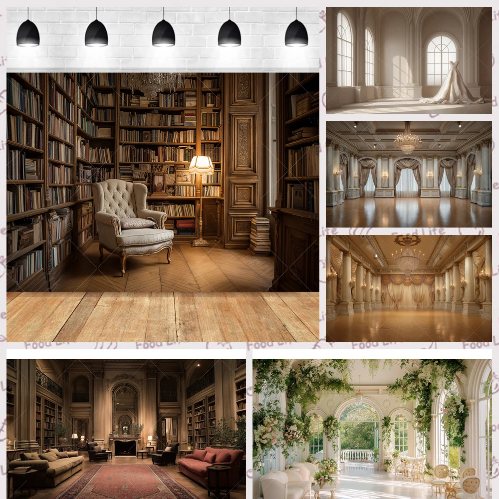 Customized Palace Theme for Adult Wedding Party Decoration Banner Provided Portrait Family Portrait Photography Studio Backgroun