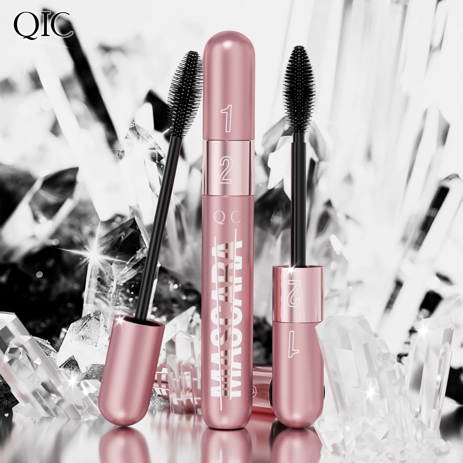 

Dual Effect Mascara – Waterproof, Sweat-proof, No Smudging, Long Lasting, Lengthening, Curling & Thickening