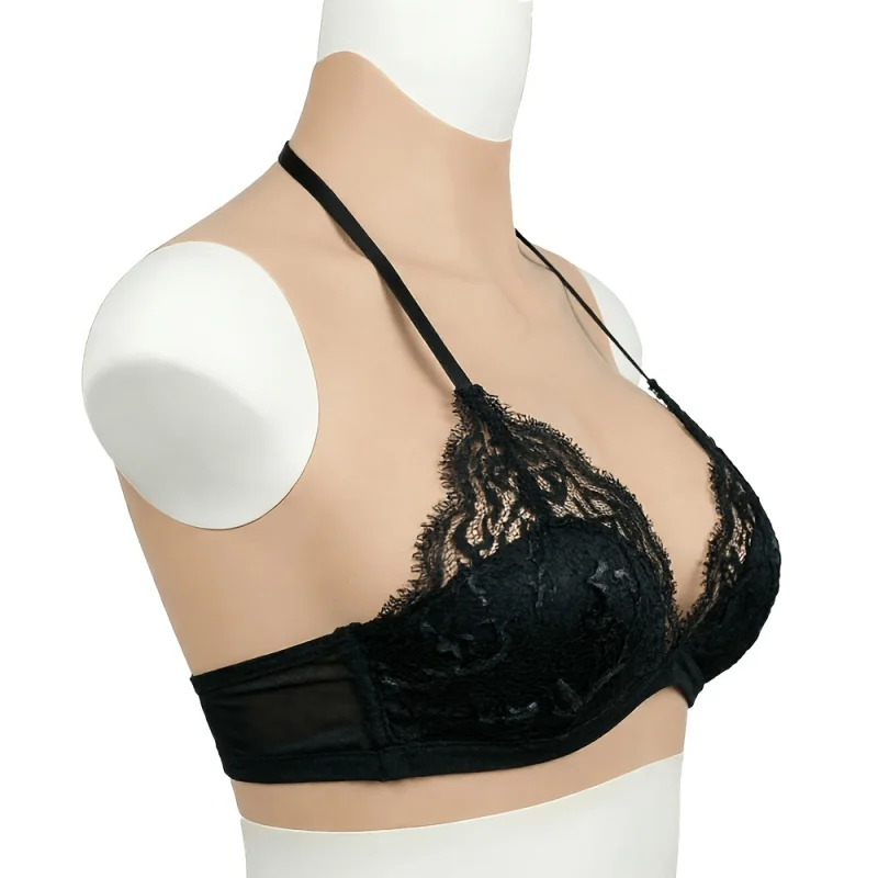 Professional Grade Realistic Silicone Breast Prosthesis Suitable for Cosplay, Drag Queen, Transgender C-G Cup for Cross Dressing