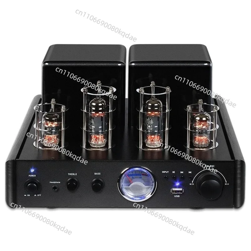 AV‑2030R HIFI Tube BT5.0 Class‑AB Power‑Amplifier With LED Subwoofer Output For Home Audio Equipment Assembly Application
