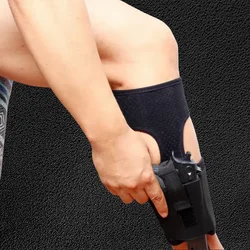 Universal concealed ankle leg gun holster hunting air gun G17 19 22 23 pistol bag holder Outdoor Hunting gun leg bag