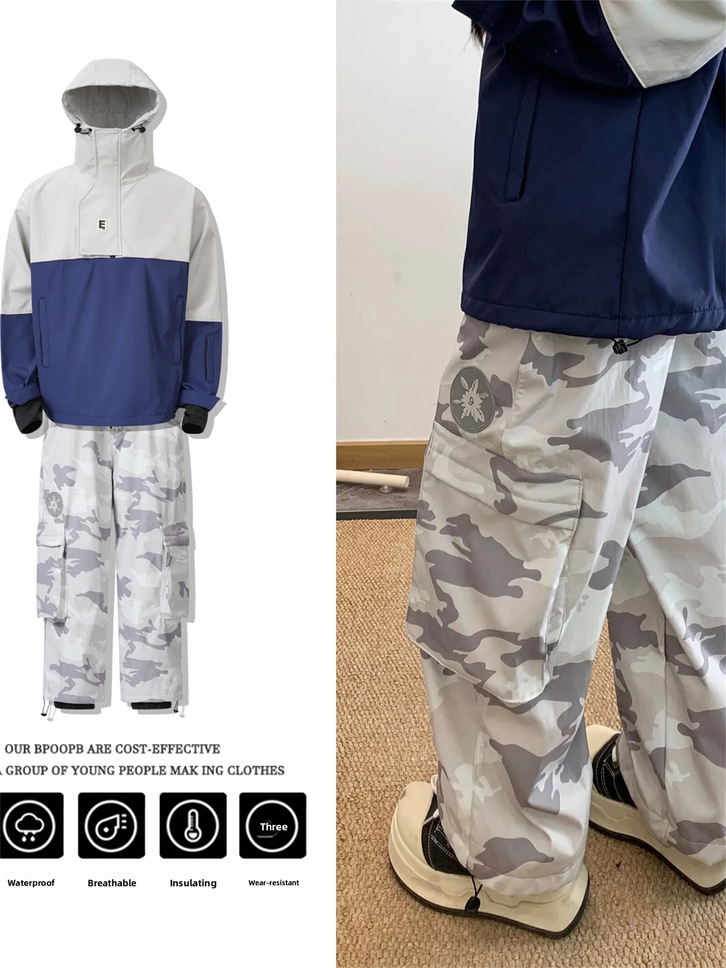 

Мужские зимние брюки для катания на лыжах, ветрозащитные, морозостойкие, с манжетами, на флисовой подкладке, осенне-зимние, водонепроницаемые, для активного отдыха, молодежные, длинные