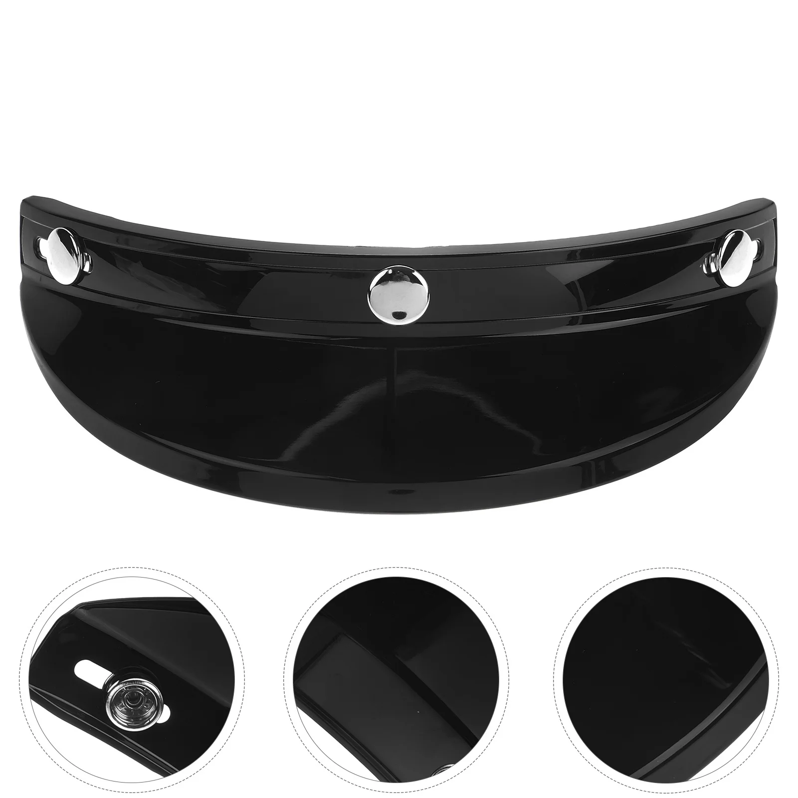 

Motorcycle Visor Retro Style Durable Sun Shade Replacement Protective Shield Bike Visor Attachment