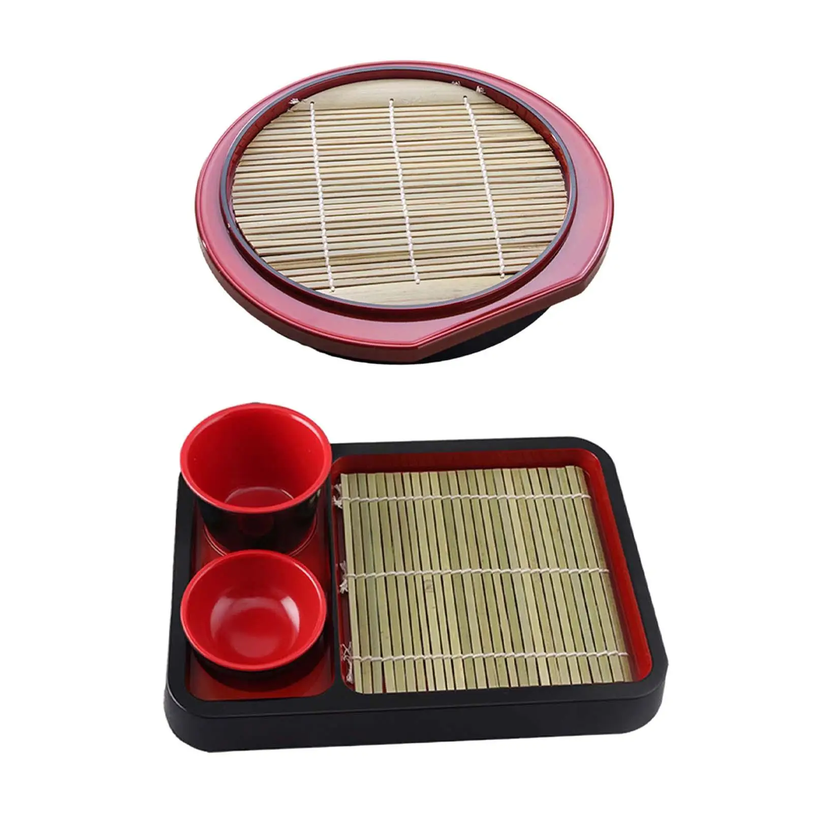 Soba Noodle Plate Easy to Clean Japanese Soba Noodle Plates Food Tray Versatile for Gatherings Parties New Year Home Restaurant