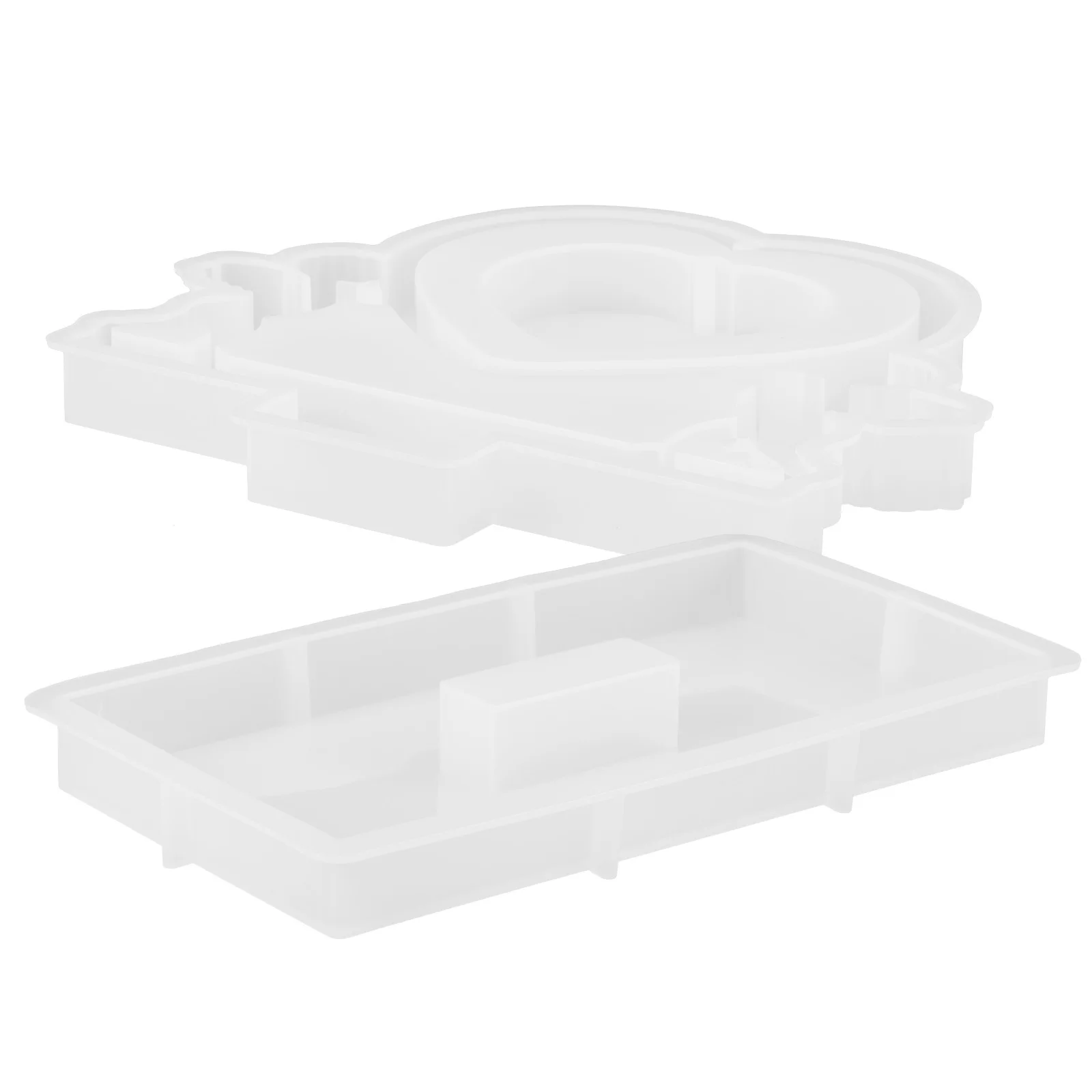 

1 комплект, силиконовая форма для фоторамки в форме сердца, гибкая прочная форма для литья из смолы, принадлежности для изготовления фоторамки «сделай сам»