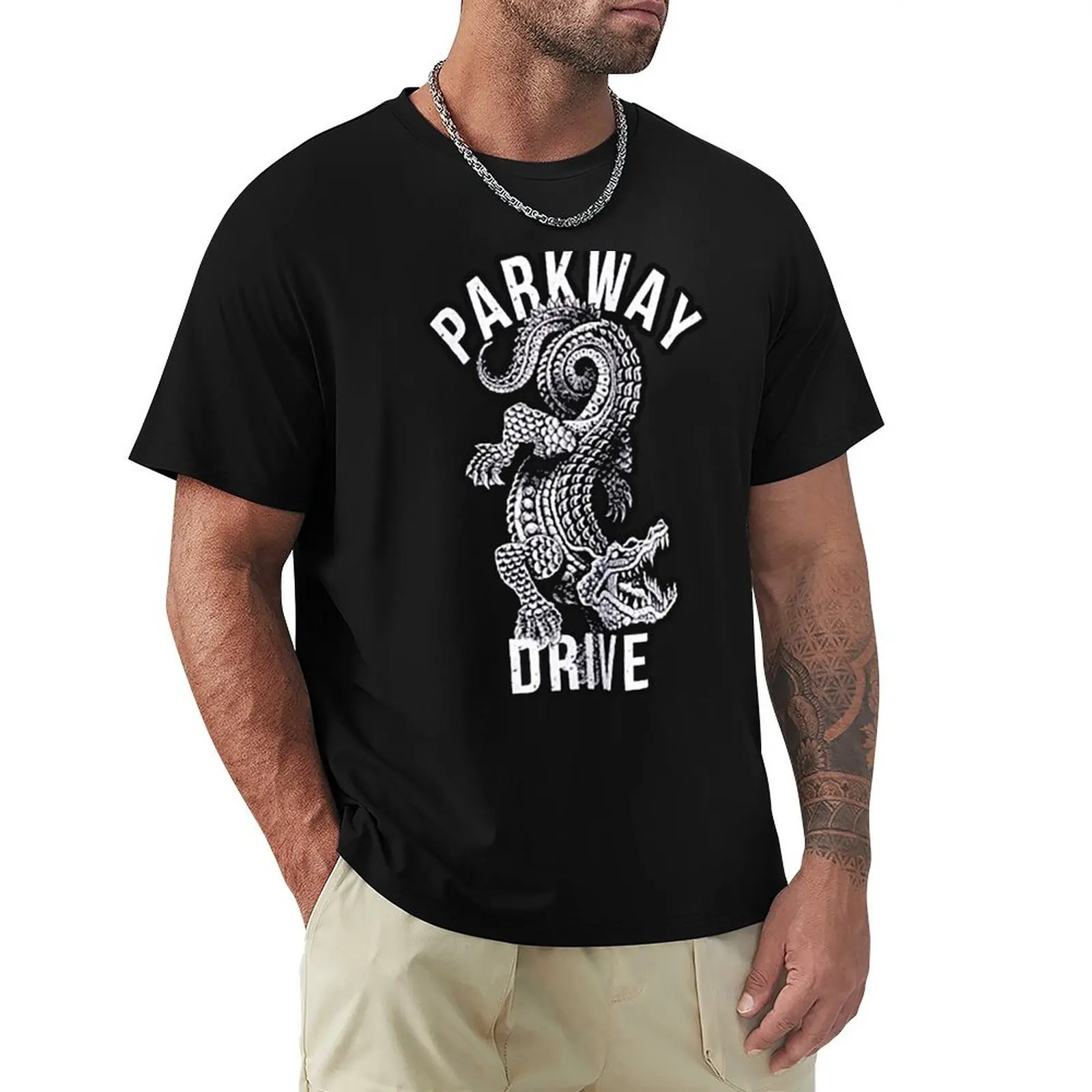 

Parkway Drive Parkway T-Shirt Casual Pattern Print Tee Shirt