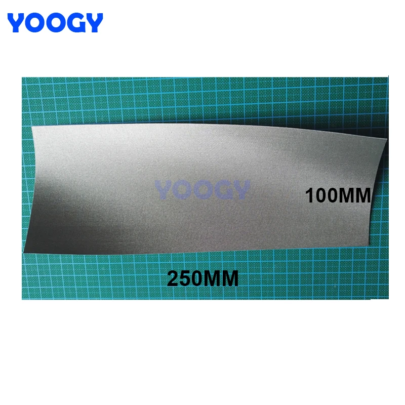 

Pre-cut 100mmx250mm Conductive Cloth Tape Single Adhesive for Shield Electromagnetic Anti-interference, Panel EMI Mask