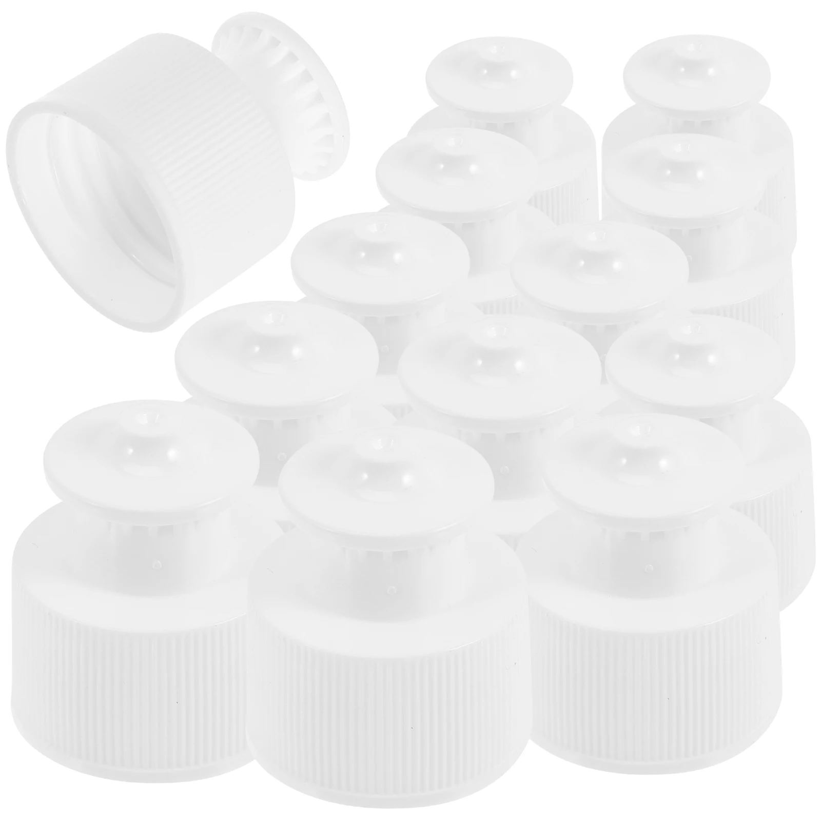 40 Pcs Sports Bottle Lids Pull Cover Leak Proof Reusable Replacement Caps for Plastic Water Bottles Soda Containers