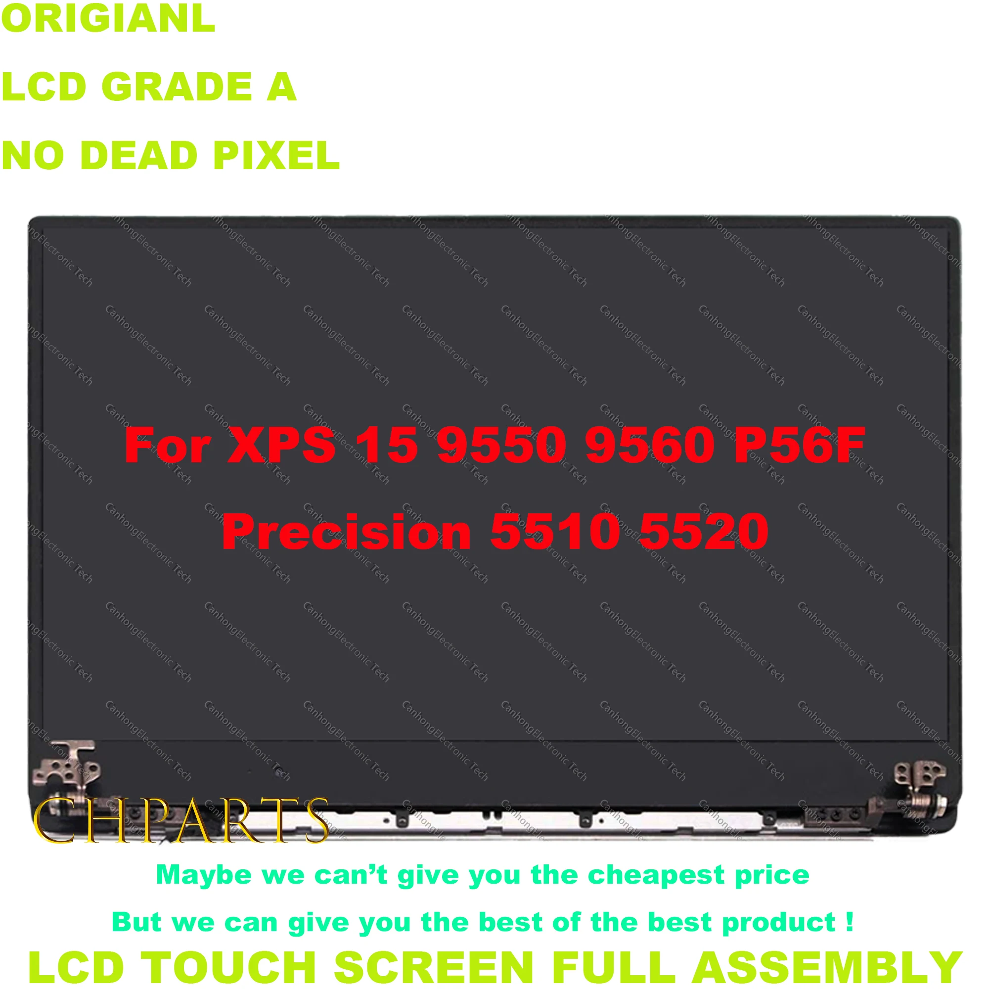 

15.6" For Dell XPS 15 9550 9560 Precision 5510 5520 P56F P56F001 LCD Touch Screen Assembly FHD UHD 4K Complete Display