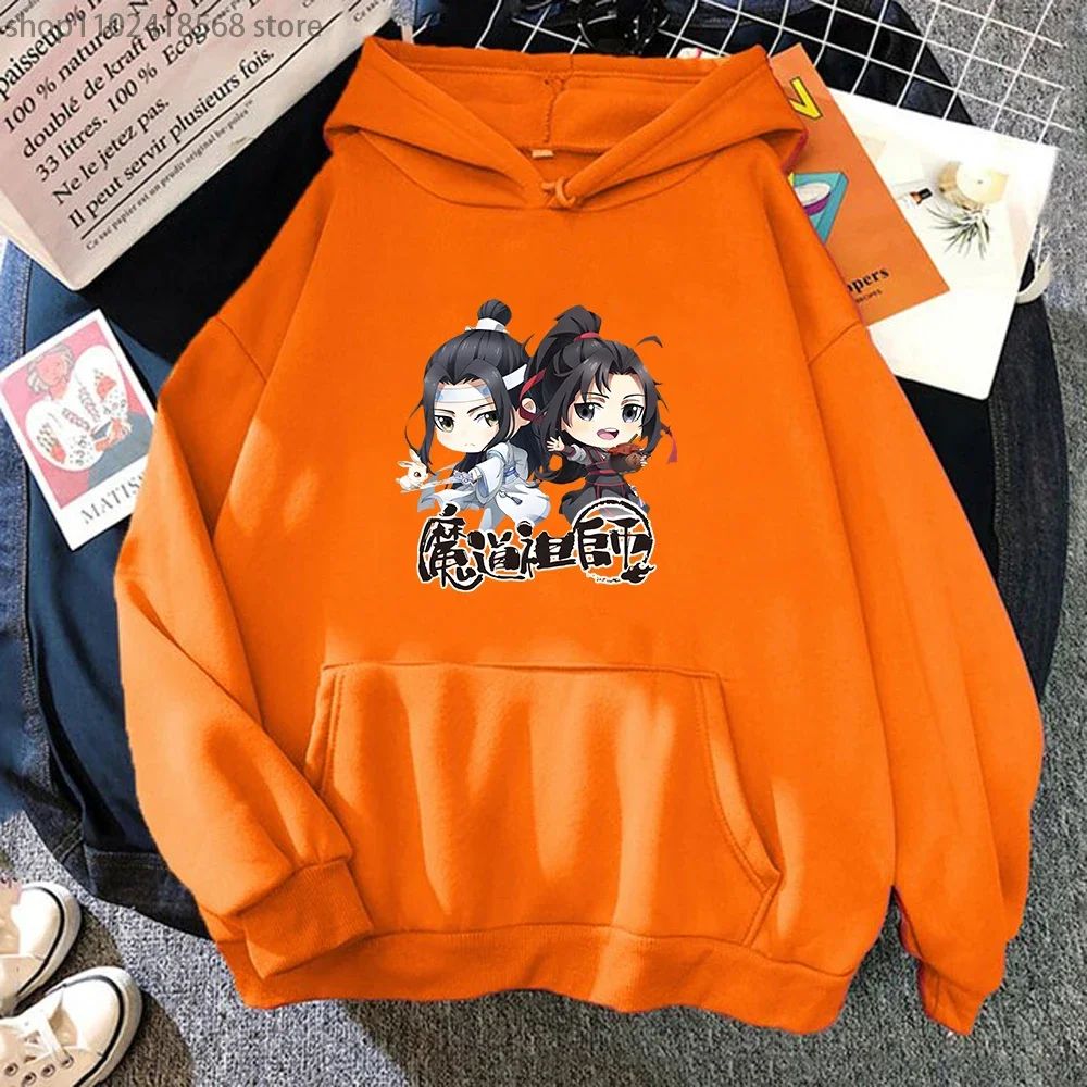 Sweat à capuche à manches longues Mo Dao Zu Shi pour hommes et femmes, sweats à capuche Anime, Streetwear Harajuku, automne, hiver, Y2K