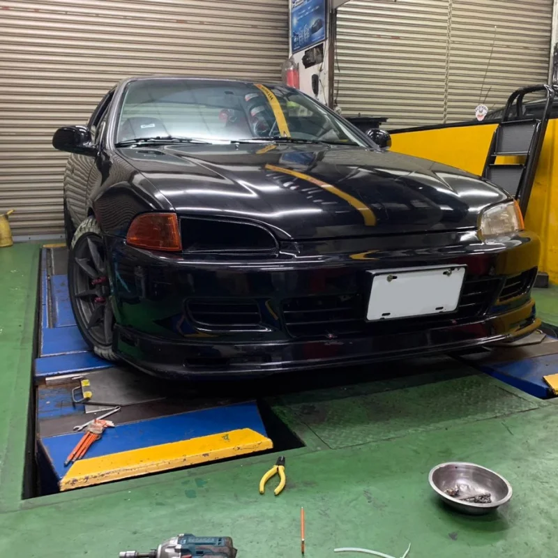 Suitable for Honda Civic EG 92-95 Carbon Fiber EPA Style Front Light Air Intake Vent Headlight Replacement Modification view 3