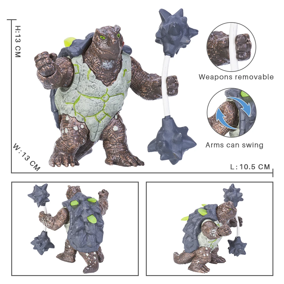 Original Savage 3D Magic Dragon Mythos Drache Tiere Modell Feuer Bull Octopus Monster Krabbe Action-figuren Kinder Sammlung Spielzeug Geschenk – Detail 24