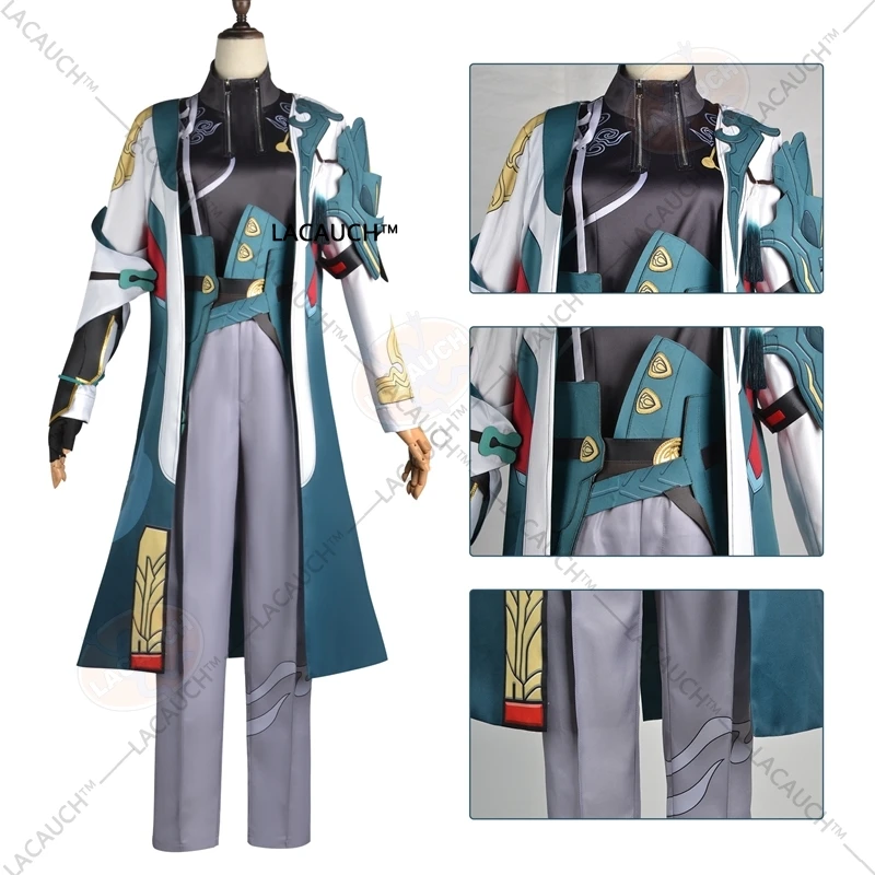 เกม Honkai: Star Rail Dan Heng คอสเพลย์ชุดวิกผมหมวก Elf หูต่างหูถุงมือฮาโลวีน Carnival Party บทบาทเล่นชุด