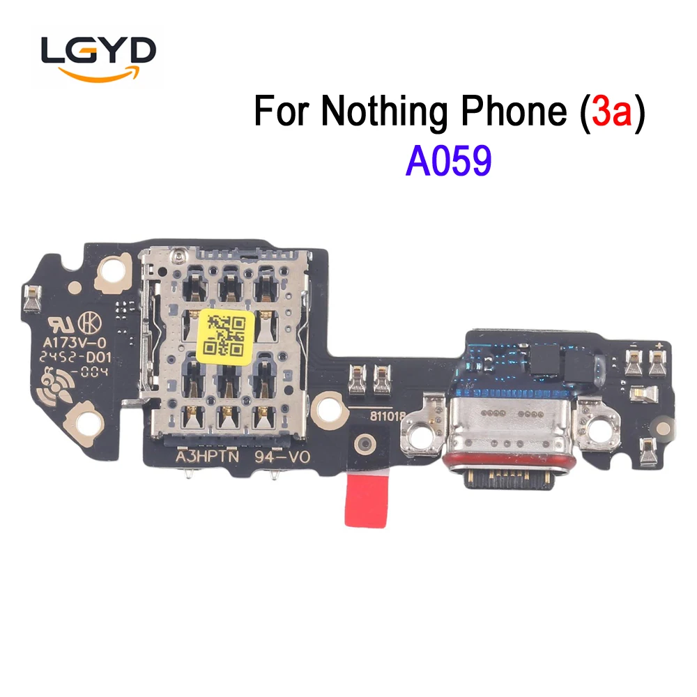 A059 Charging Port Board For Nothing Phone (3a) A059, For Nothing Phone 3a Phone Charging Board With SIM Card Holder Socket