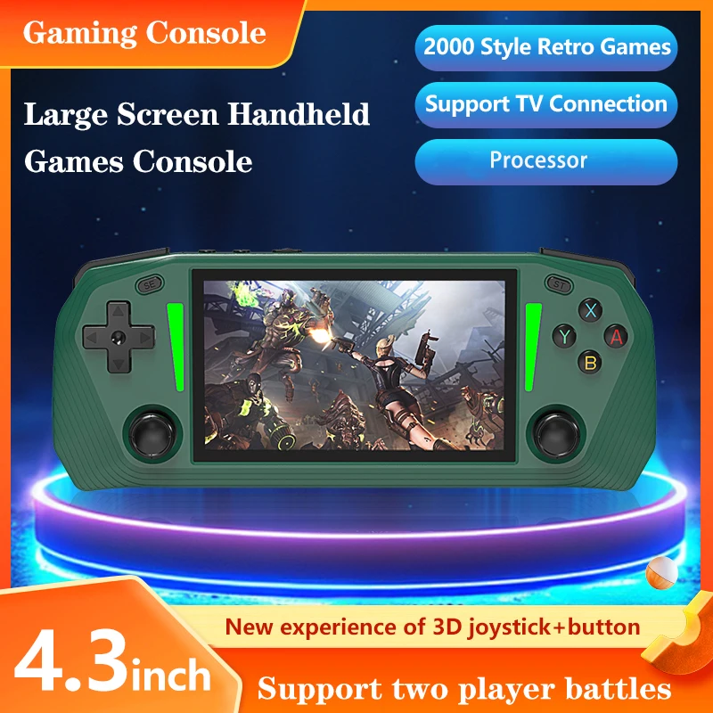 2026 New G33 Handheld Game Console Retro Classic Portable Open Source 4.3-inch IPS Portable Game Console 20 Simulator