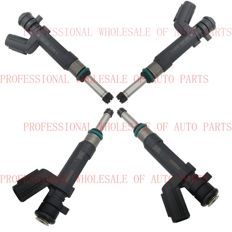V+ Set of 4 Fuel Injectors 16600-1KT0A for Nissan Versa 12-19 Versa Note 14-16 1.6L