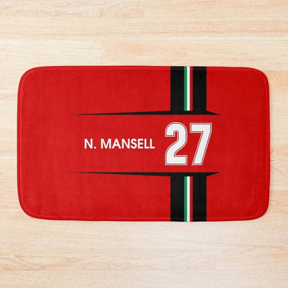 

F1 Legends - Nigel Mansell [1989] Bath Mat Home Decor Non-Slip Bathroom Mats For Bathroom And Toilet Rugs Living Room Mat