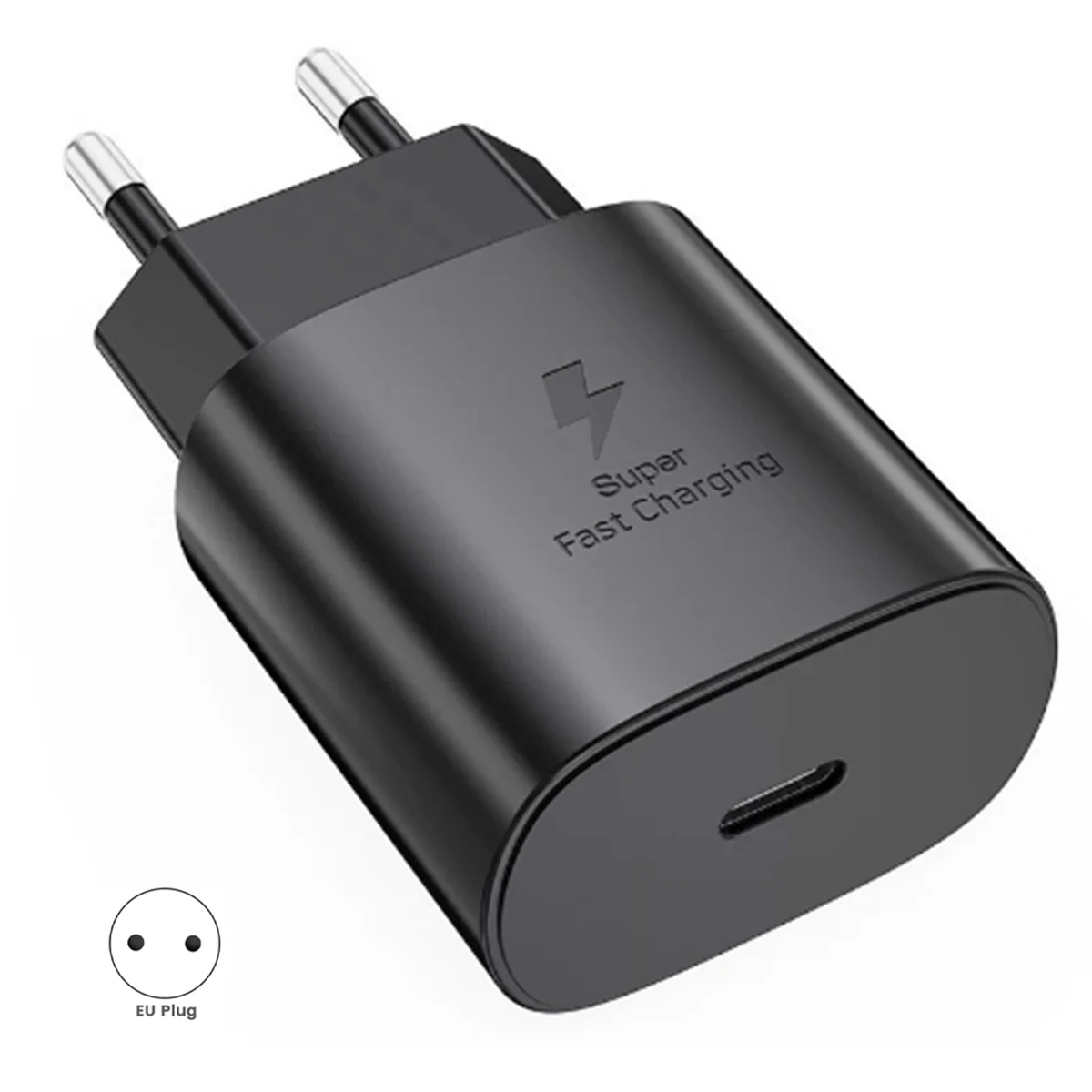

NEW 25W Super Fast Charge Charger PD EU Wall Power Adapter Usb Type C for Galaxy S24 S23 Plus S20 S21 Ultra/FE A71 EU Plug