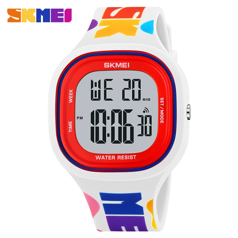 SKMEI Youth Cool Vitality Stopwatch Digital Sports Watches Male Fashion 5Bar Waterproof Wristwatch For Teenager Boys and Girls