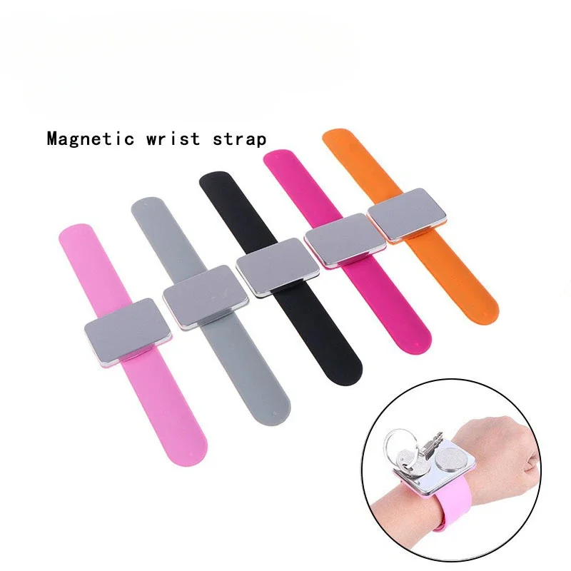 Magnetic Sewing Pin Cushion Wristband, Secure and Organize Your Sewing Pins with Wrist Needle Pad and Pin Holder, 5Pcs per Pack